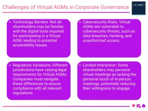 Challenges of Virtual AGMs