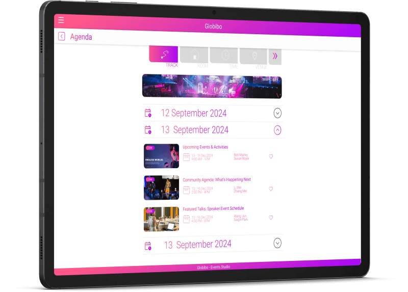 Events Studio App AGM- Information Section