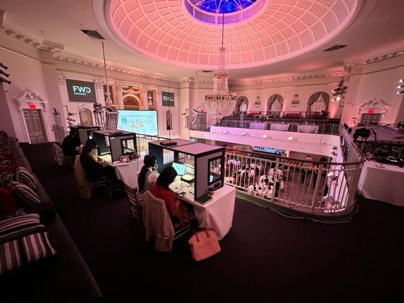 Table top interpretation booth