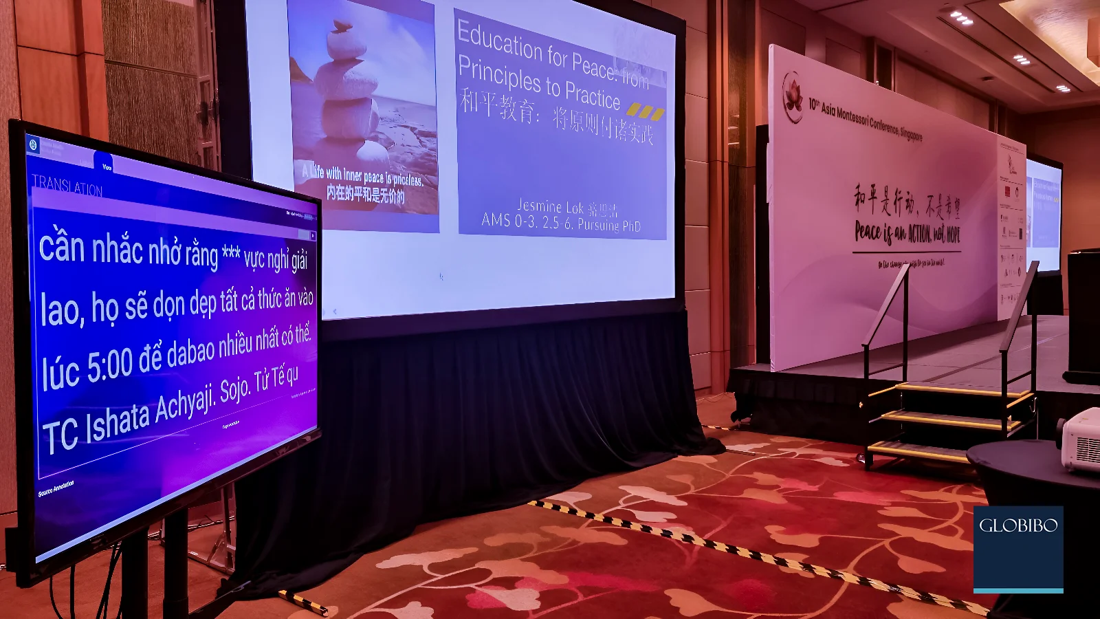 Live Transcription using assist app