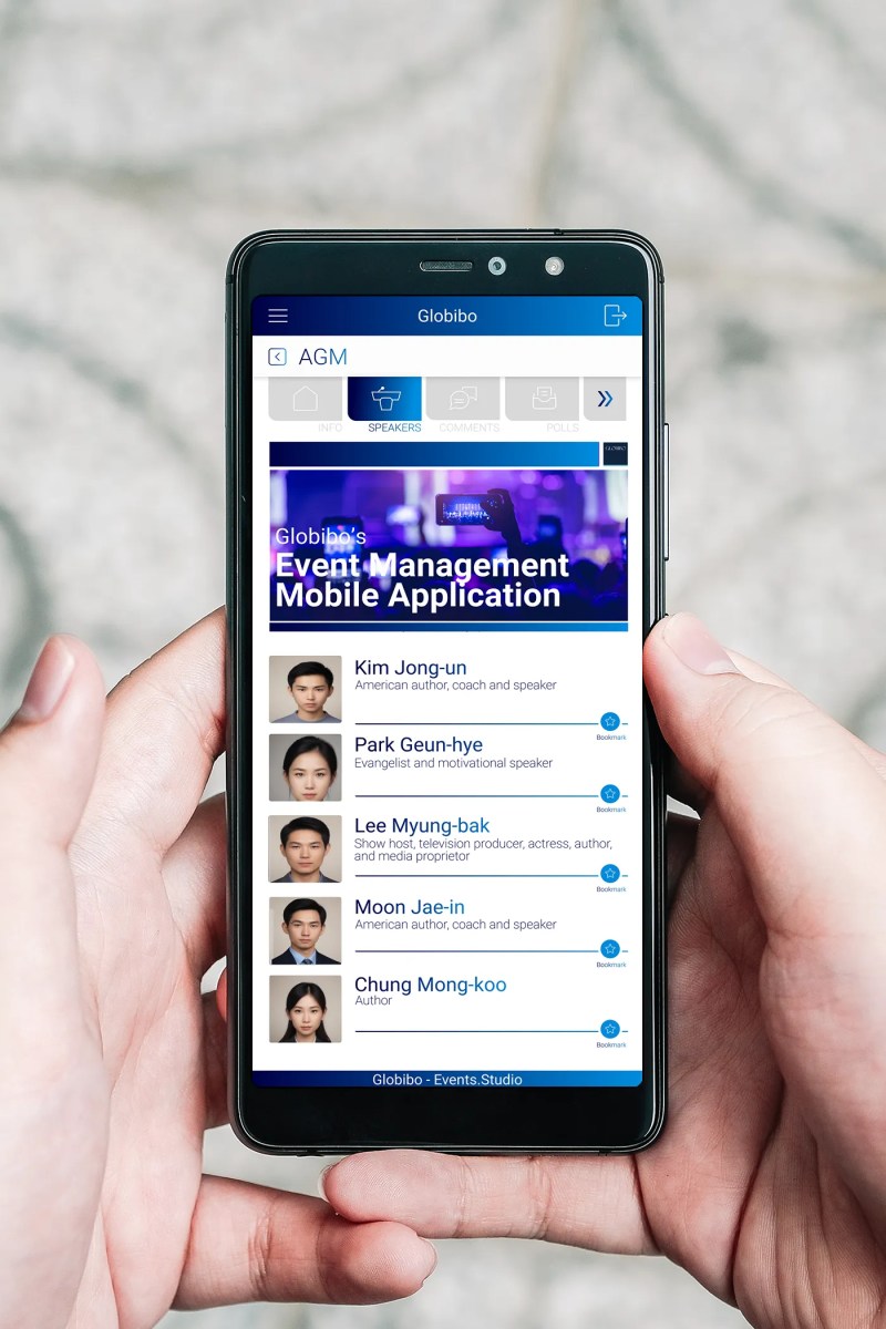 Event management mobile appplication