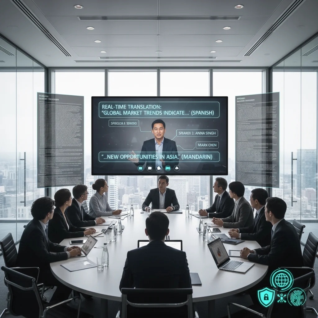 Board meetings without language barriers Board meetings without language barriers